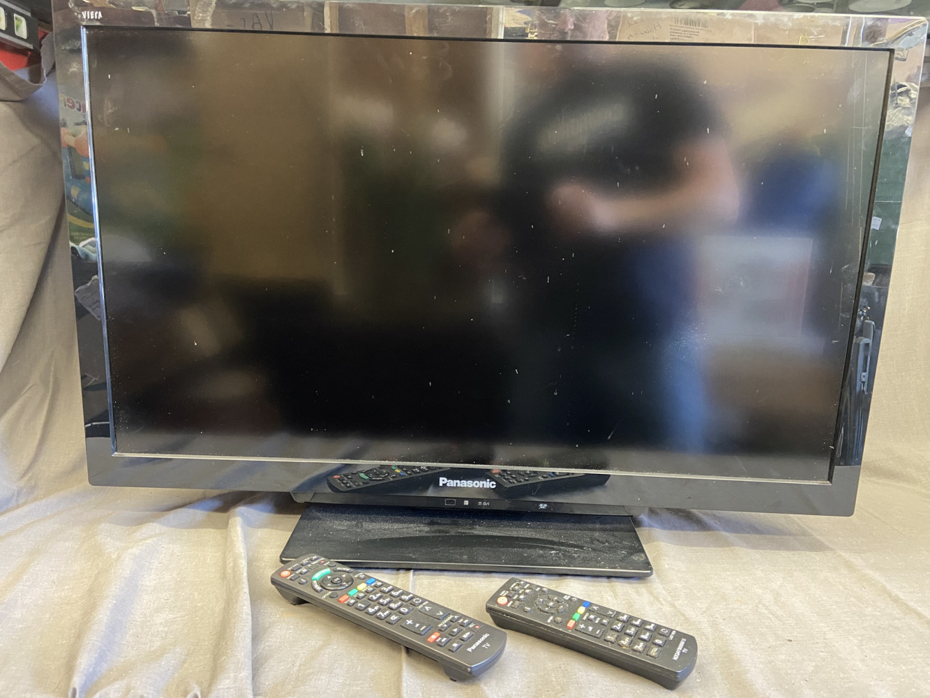 Panasonic TV with 2 remotes