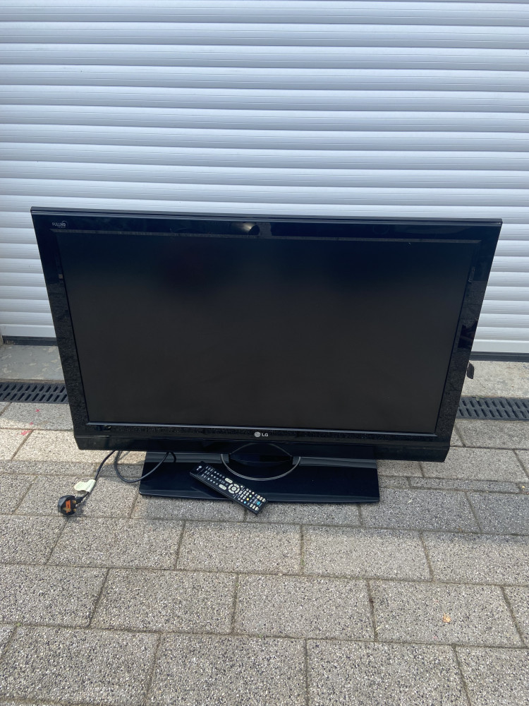 Large LG Television with remote