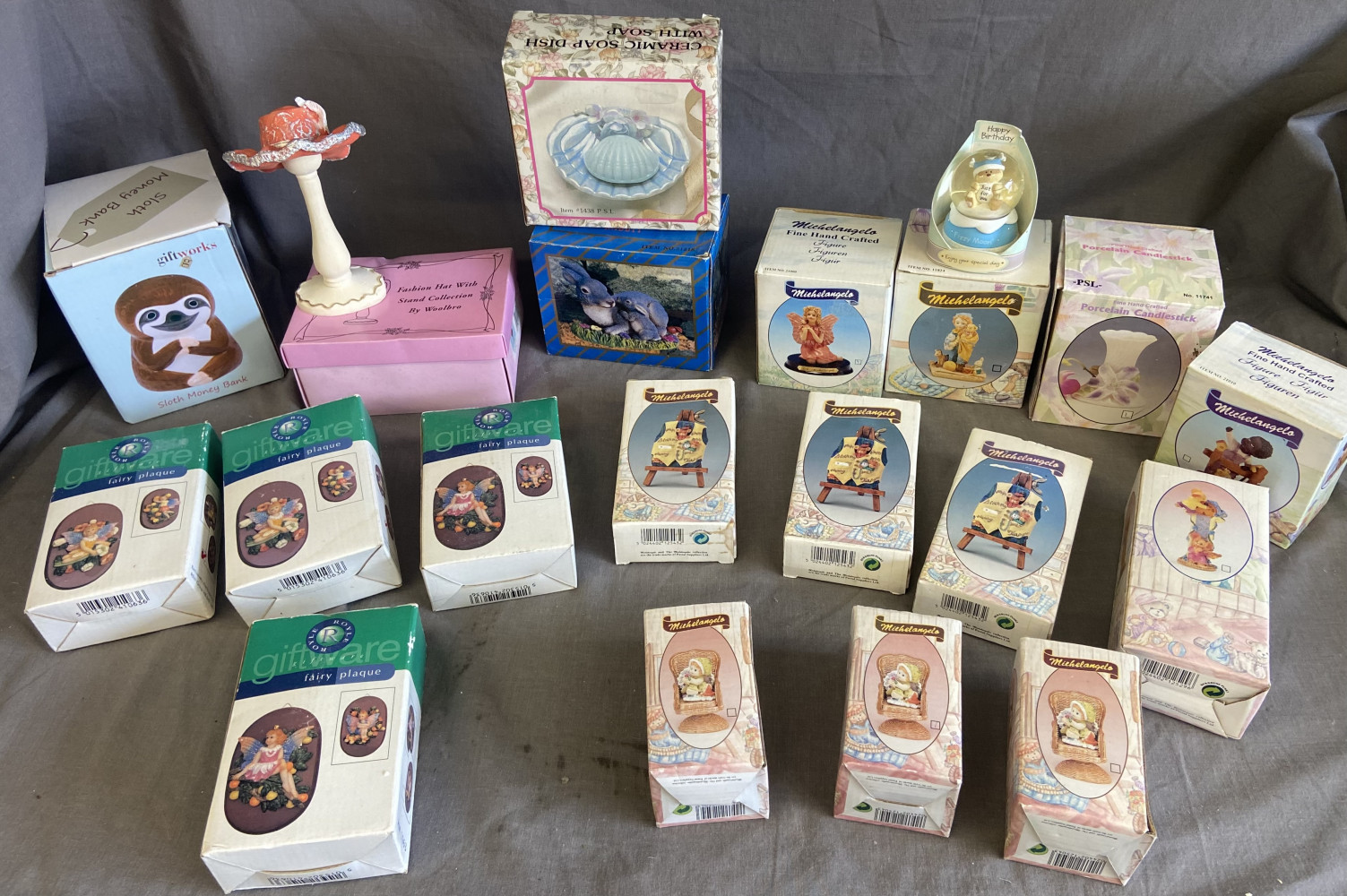 Collection of fairies and small ornaments