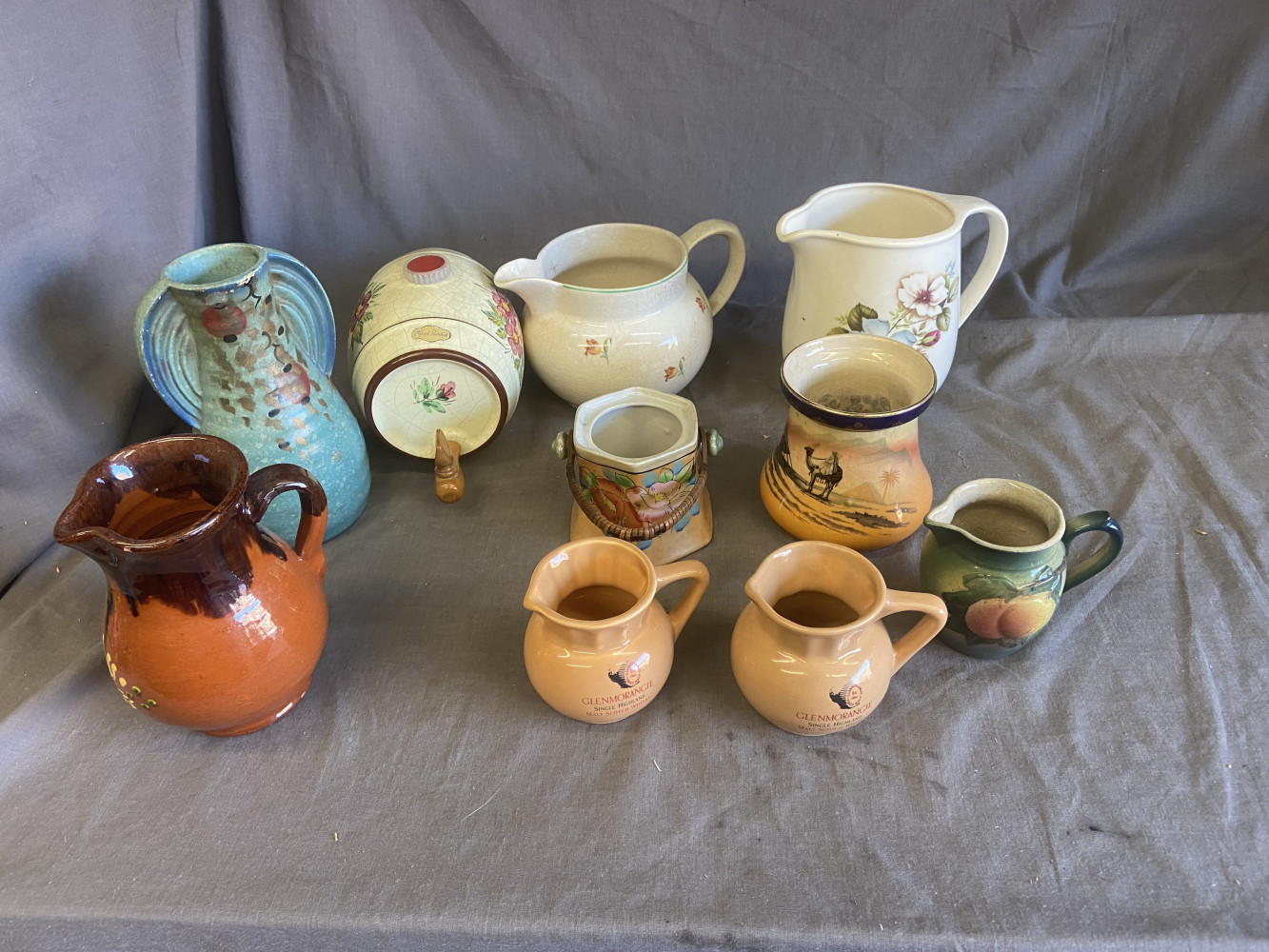 Selection of Jugs and a Barrel